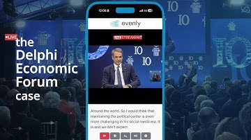 Evenly at the 10th Delphi Economic Forum