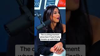 Sam frank breaks up with N3on live on a podcast 😬 #n3on #podcast #breakup #viral
