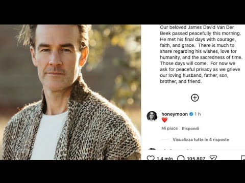 Video Morte di Van Der Beek, il ricordo degli attori di Dawson'Creek