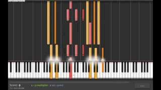 Pink Floyd - Comfortably Numb (Synthesia) (audio sync) chords