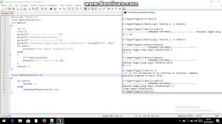 Program Faktorial dengan Rekursi Bahasa C