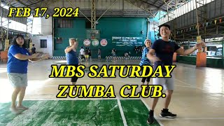 FEB.17, 2024. MBS SATURDAY ZUMBA CLUB.