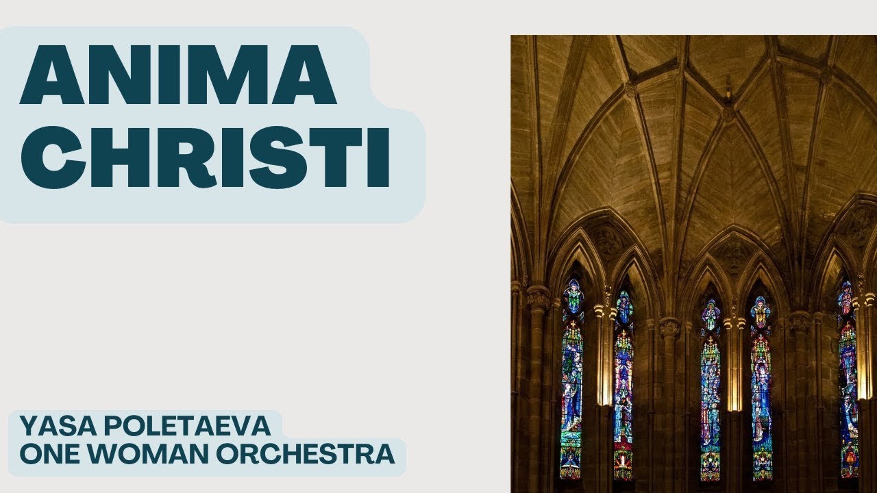 Beautiful Music Anima Christi on Violin | One Woman Orchestra | Yasa Violinist