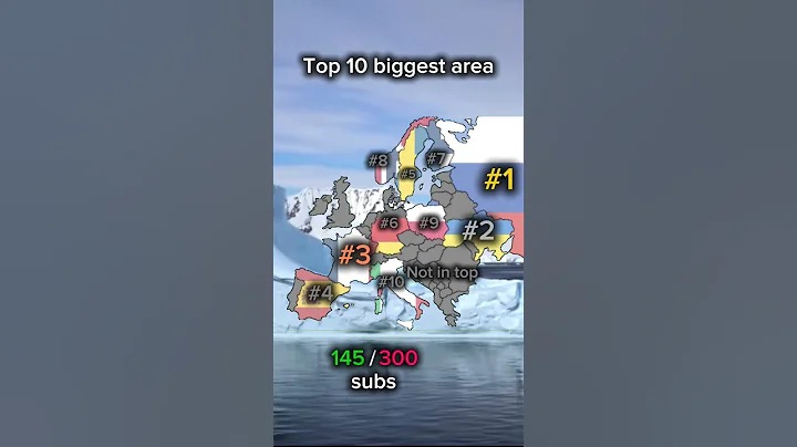 Top 10 biggest areas of European countries #mapping #map #europe #like #like_subscribe