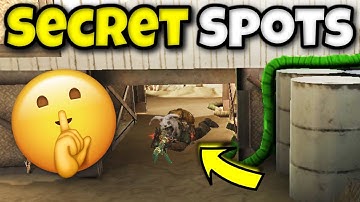 The *BEST* SECRET SPOTS on Rust in Call of Duty Mobile!