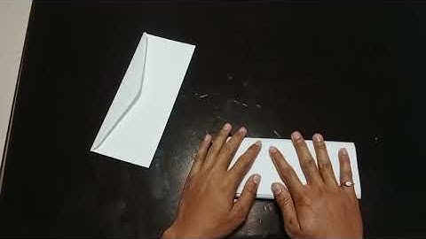 How to fold a letter/Envelope Insertion