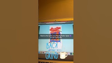 Back to the Grind and Playing Roller Splat 🫟 on the Computer