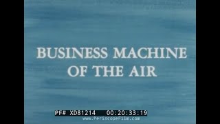 “ STANDARD BUSINESS MACHINE OF THE AIR ”   1964 ROCKWELL JET COMMANDER PROMO  IAI WESTWIND  XD81214