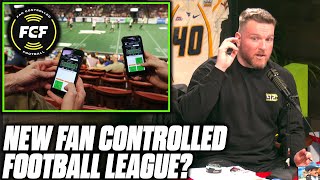 Pat McAfee Learns About The Fan Controlled Football League