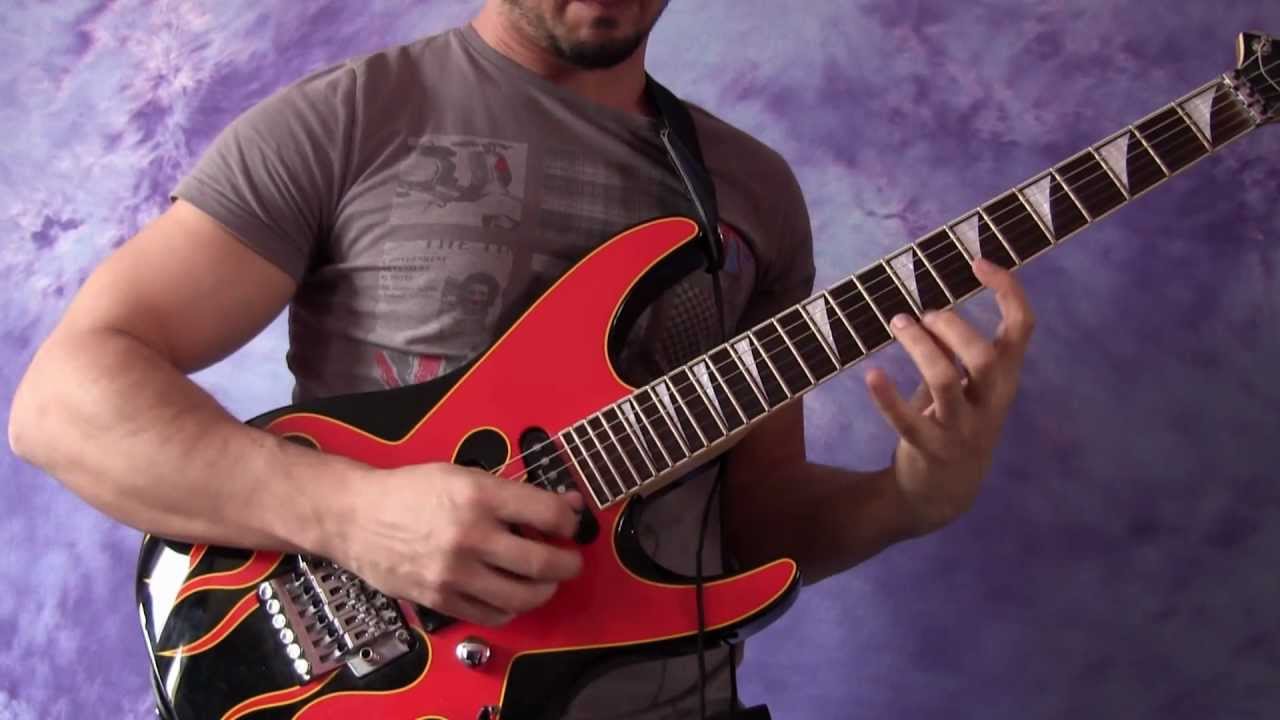Pentatonic Guitar Solo Paul Gilbert Style by L.A YouTube
