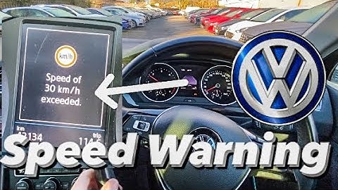 Volkswagen speed warning - how to turn off #volkswagen #speedwarning #howto #turnoff