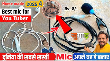 Kharab Earphone se mic banane ka tarika | ghar par mic kaise banaye | How to make mic at home