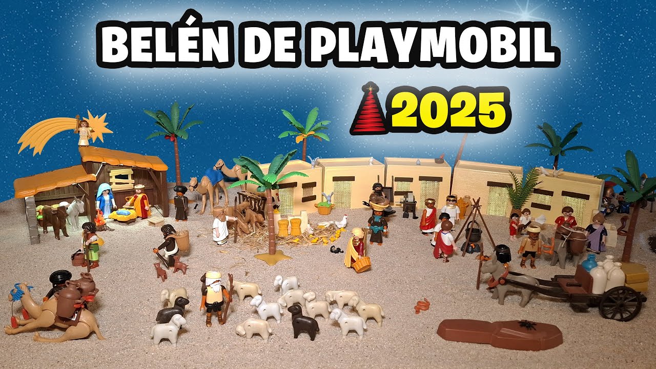 🎄 Paso a paso: el Belén de PLAYMOBIL 2025 💪✨
