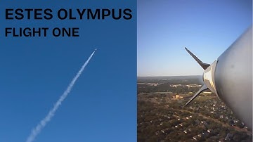 Estes Olympus Model Rocket - Flight One