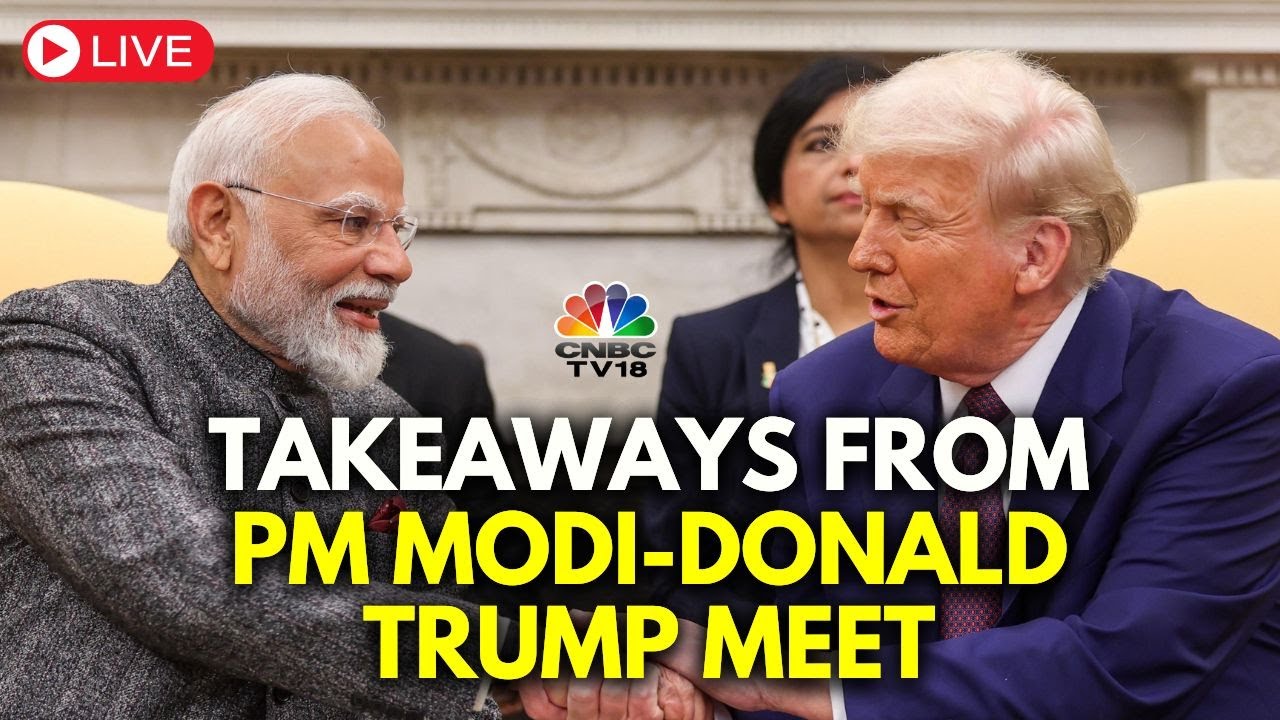 PM Modi Meets Donald Trump LIVE | US-India To Double Trade By 2030 | PM ...