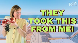 STOP Packing These Items! They’re BANNED on Every Cruise Ship!