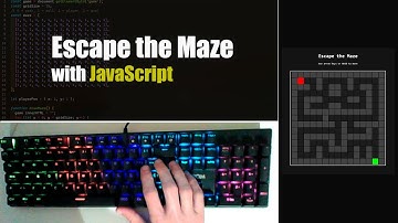 Build a Maze Game with JavaScript – Escape the Maze (No Talking, ASMR Coding)