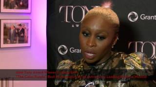 Tony Awards Thank-You Cam 2016: Cynthia Erivo - Best Actress in a Musical \\