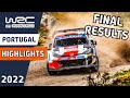 WRC Rally Highlights : Results of Vodafone Rally de Portugal 2022 after the Final Day.