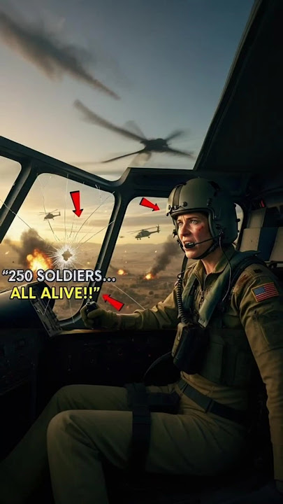 250 Paratroopers Ambushed - A Female Black Hawk Pilot Refused to Turn Back