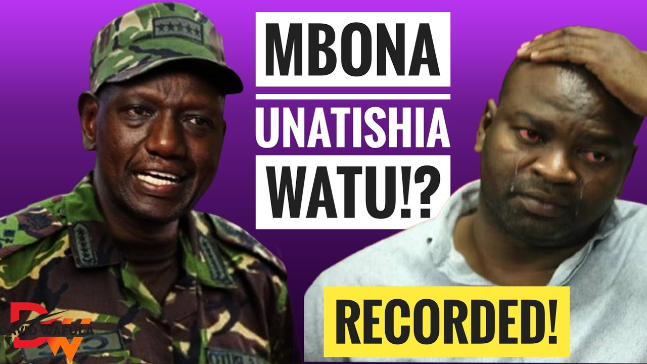 AUDIO LEAKS OF RUTO ALLY ECHESA THREATENING KAKAMEGA BUNGE PRESIDENT BERNARD SHIRACKO!