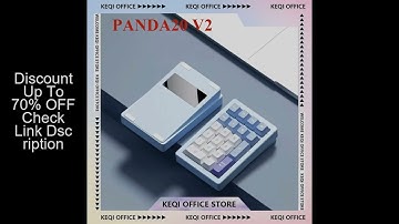PANDA20 V2 Mini Numeric Keypad Kits Aluminum 3-mode Wireless Gasket Hot-Swap RGB Custom Office Game