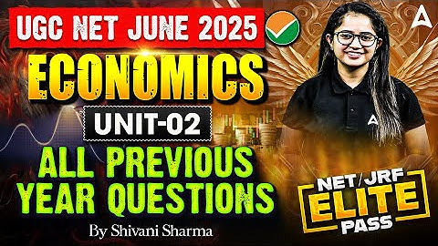 UGC NET Economics Unit 2 | Macro Economics All Previous Year Questions By Shivani Ma
