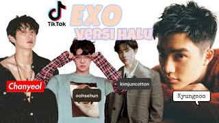 EXO tiktok when EXO is your boyfriend tiktok halu kyungsoo chanyeol sehun suho #tiktokEXO
