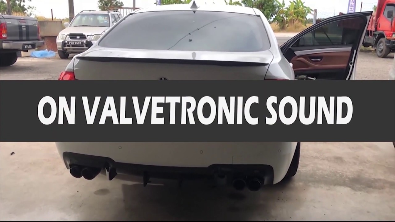 Installing a valvetronic exhaust on an BMW F10 528I.*CAR MAN* YouTube