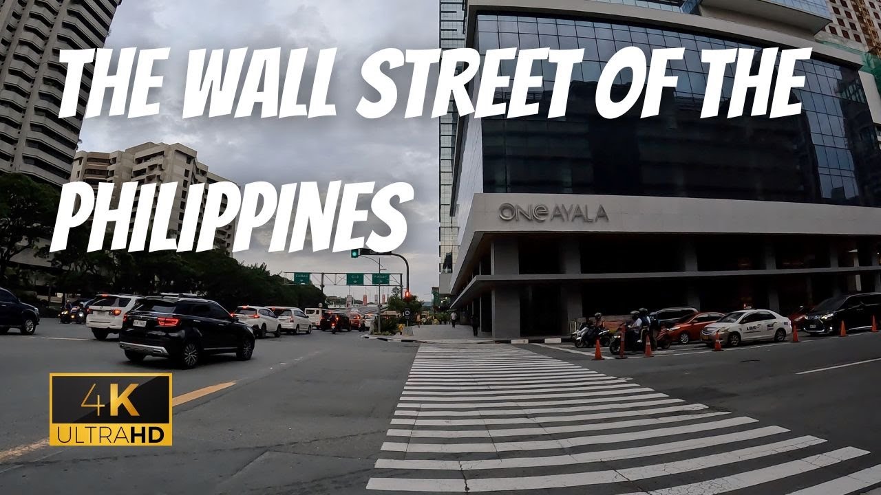 Makati Central Business District Walking Tour | Wall Street Of The Philippines | 4K