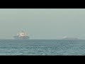 Ships moving in the Straight of Hormuz, though activity could take weeks to normalize
