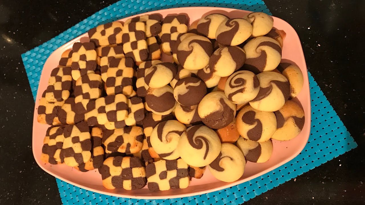 طريقة عمل بسكويت الشطرنج مع |ماما فى المطبخ|😘❤️