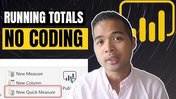 EASY Running Totals using QUICK MEASURES in Power BI // Beginners Guide to Power BI in 2020