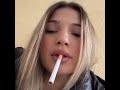 Gorgeous Croatian Girl Smoking 3 Cigarettes In A Row