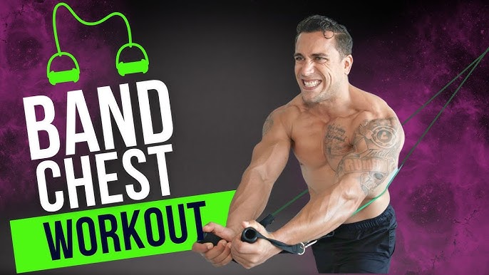 Resistance Band Bicep and Tricep Workout - Band Arms Workout