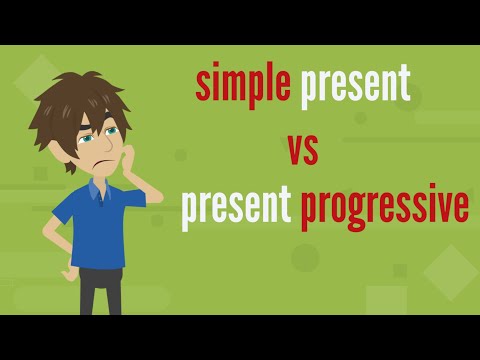 Simple Present VS Present Progressive [easy rules, lots of examples]