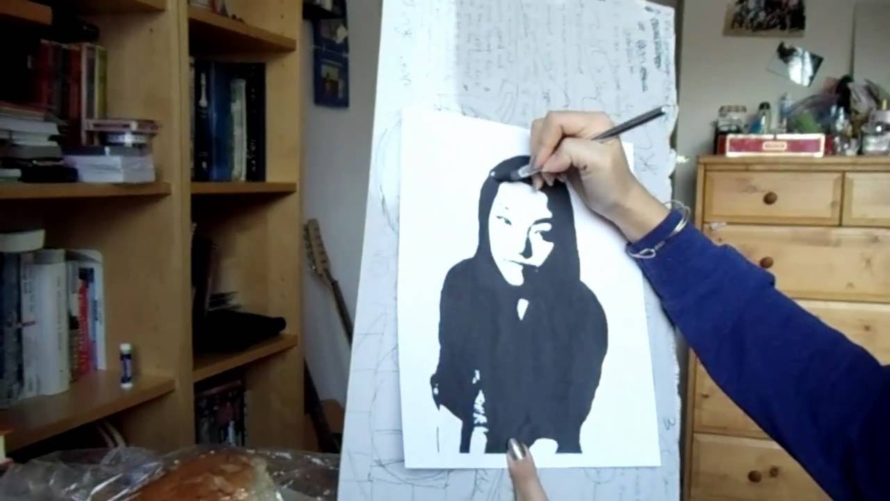 Verbazingwekkend How to do Basic Stencil Art - YouTube HN-31
