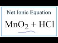 Chemical Reactions and Ionic Equations