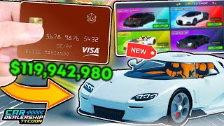 I Spent 100,000,000 In The New Limited Shop In Car Dealership Ty New Code
