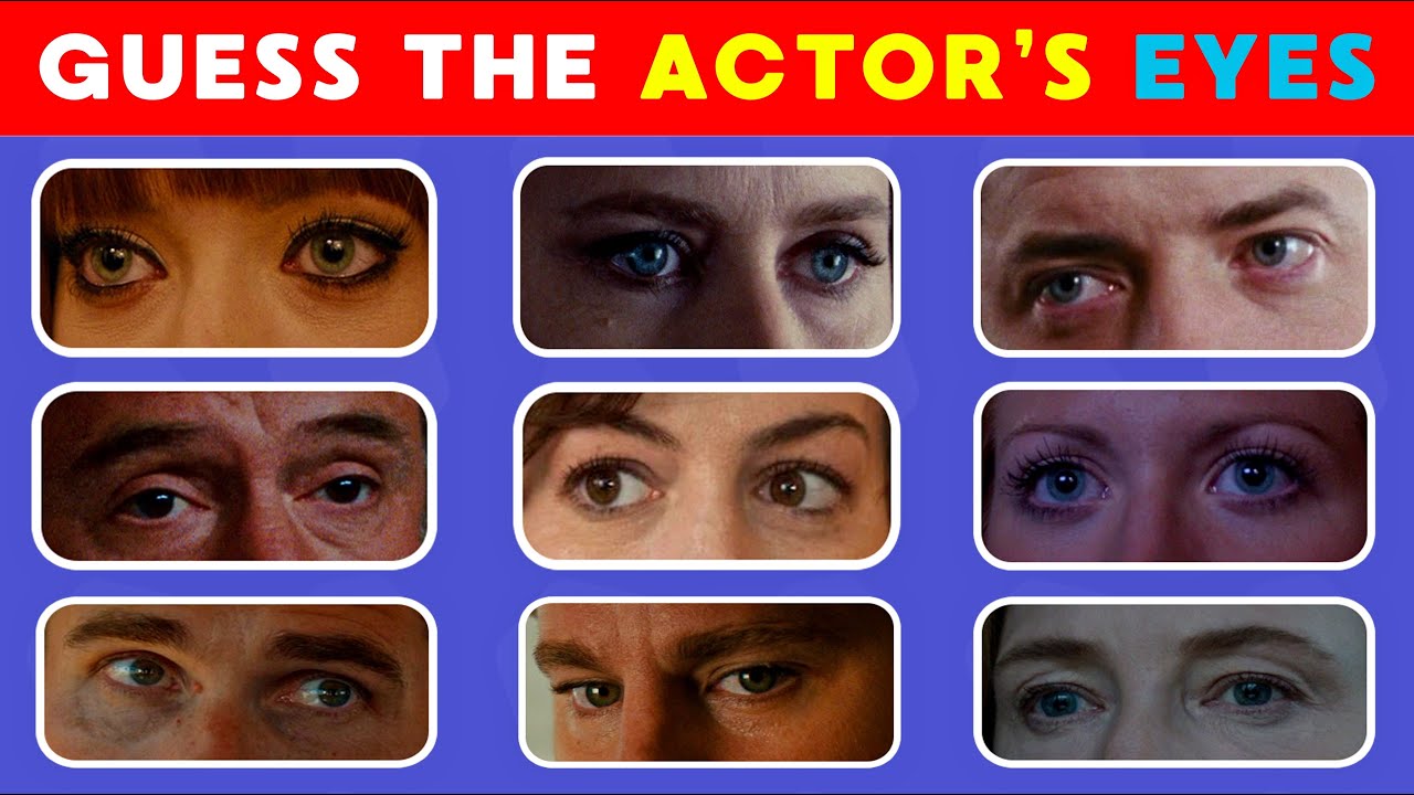 Guess the Celebrity by Eyes – The Hardest Quiz Yet! 👀