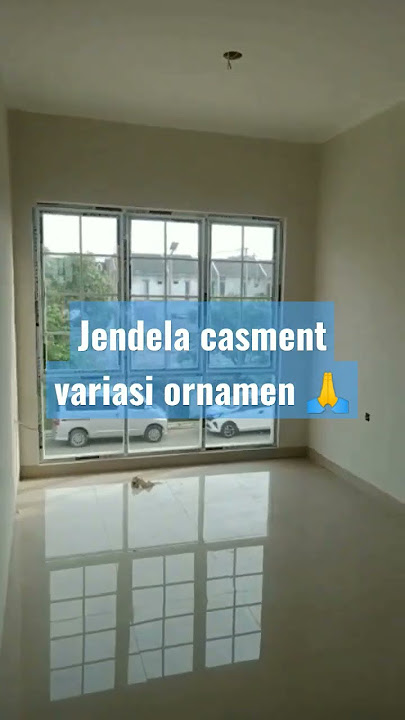 jendela aluminium//jendela casment variasi ornamen