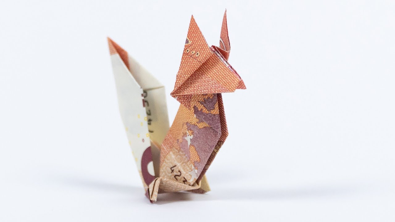 Geld Falten Fuchs Origami Geldgeschenk Falten