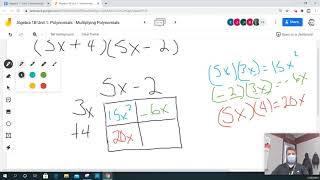 Algebra 1B Multiplying Polynomials Example 10