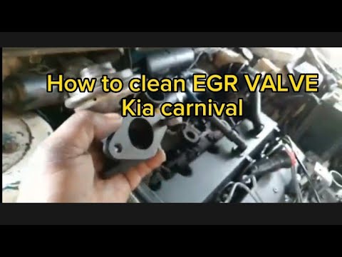 How To Clean Egr Valve Kia Carnival - YouTube
