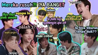 Ngga bisa kalem kali yak mereka tuh? - Stray Kids funny moment sub Indo #skzfunnymoment