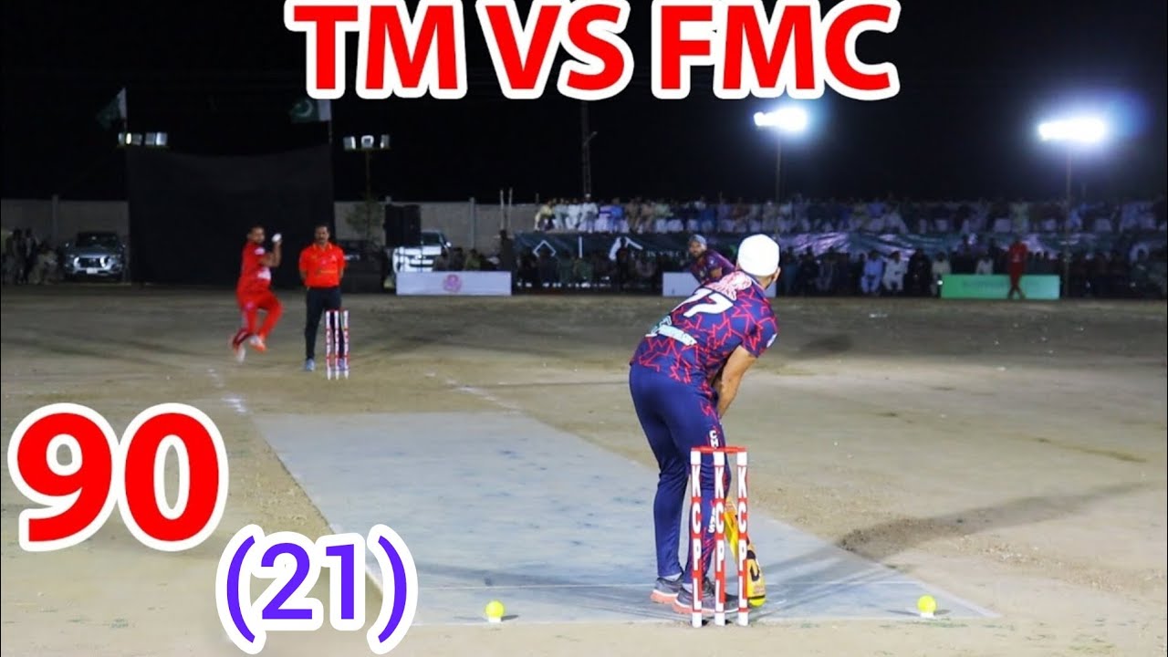 TAMOUR MIRZA VS FAHAD MC || 90 RUNS CHASED BY 21 BALLS || BIG MATCH IN ...