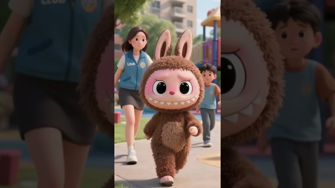 Labubu was bullied by some children, but fortunately, the social worker arrived in time!