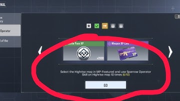 Select the Highrise map in MP Featured and use Parrow Operator Skill on Highrise map 10 times