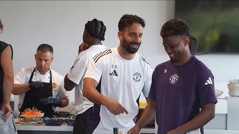 Matheus Cunha, Ruben Amorim & Manchester United celebrating Amad Diallo birthday