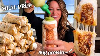 Download lagu Meal Prep Breakfast Burrito ✨ High Protein Easy Recipe ✨ Chorizo Eggs and Cheese